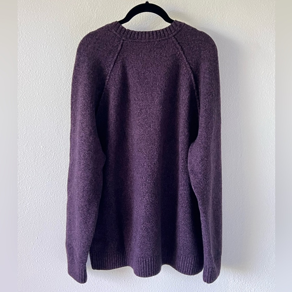 Abercrombie & Fitch Plum Purple Raglan Sleeve Classic Sweater Size XXL - Picture 4 of 10